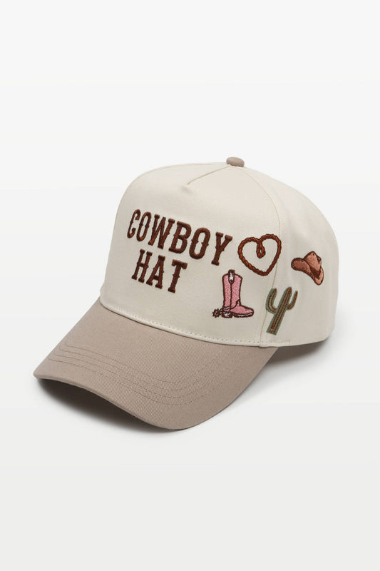 Cap- Cowboy Embroidered