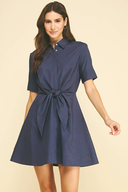 Dress- Tie Button Down