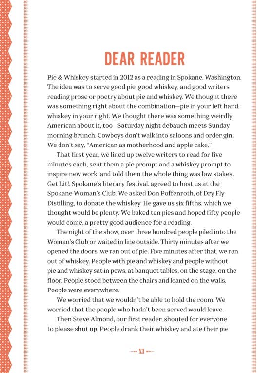 Book- Pie & Whiskey: Writers Under the Influence of Butter & Booze