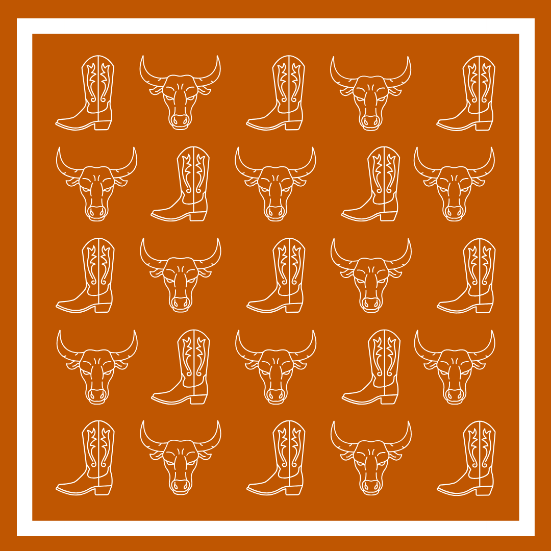 Texas UT Bandana Gameday Scarf