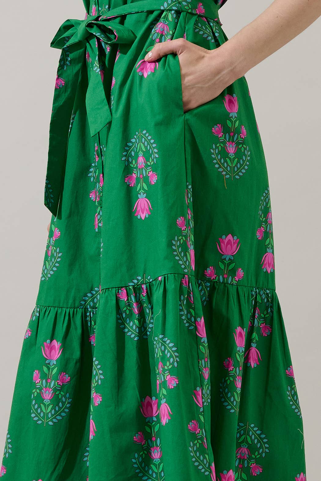 Dress - Saura Floral Giles Button Up