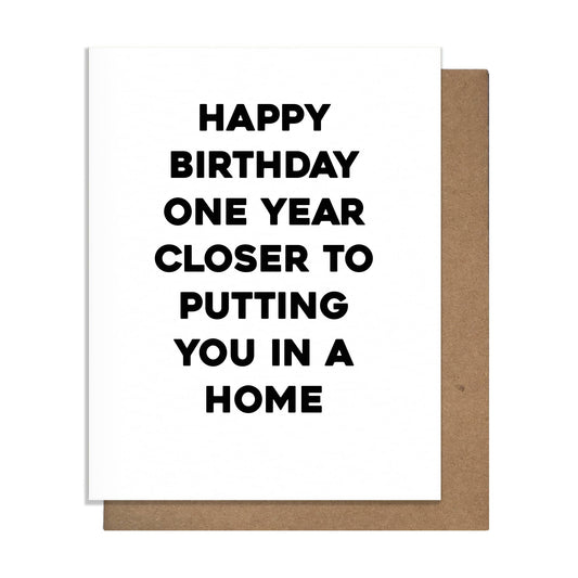 Greeting Card - Birthday - In a Home
