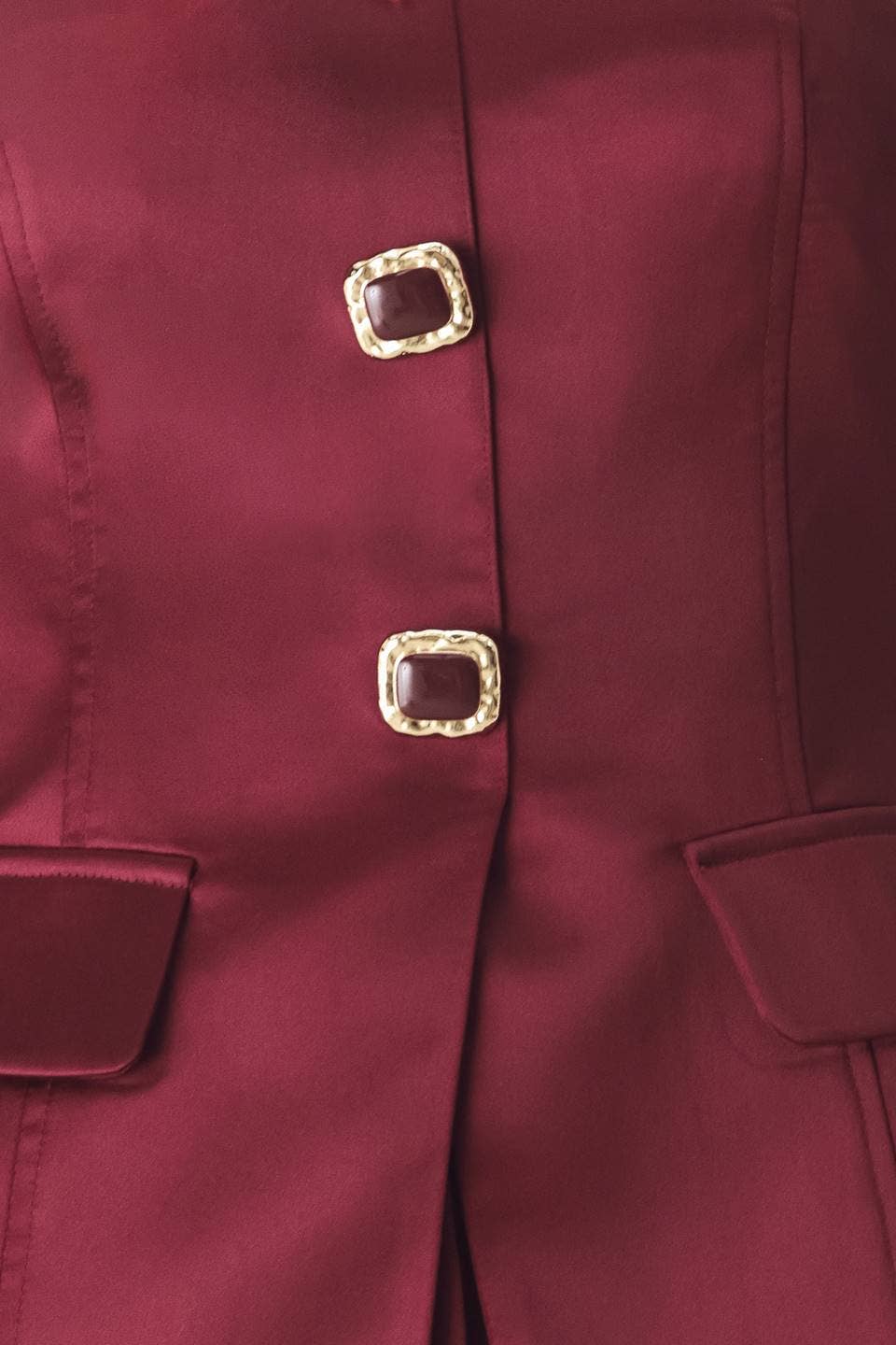 Set- Burgundy Rhinestone Tuxedo