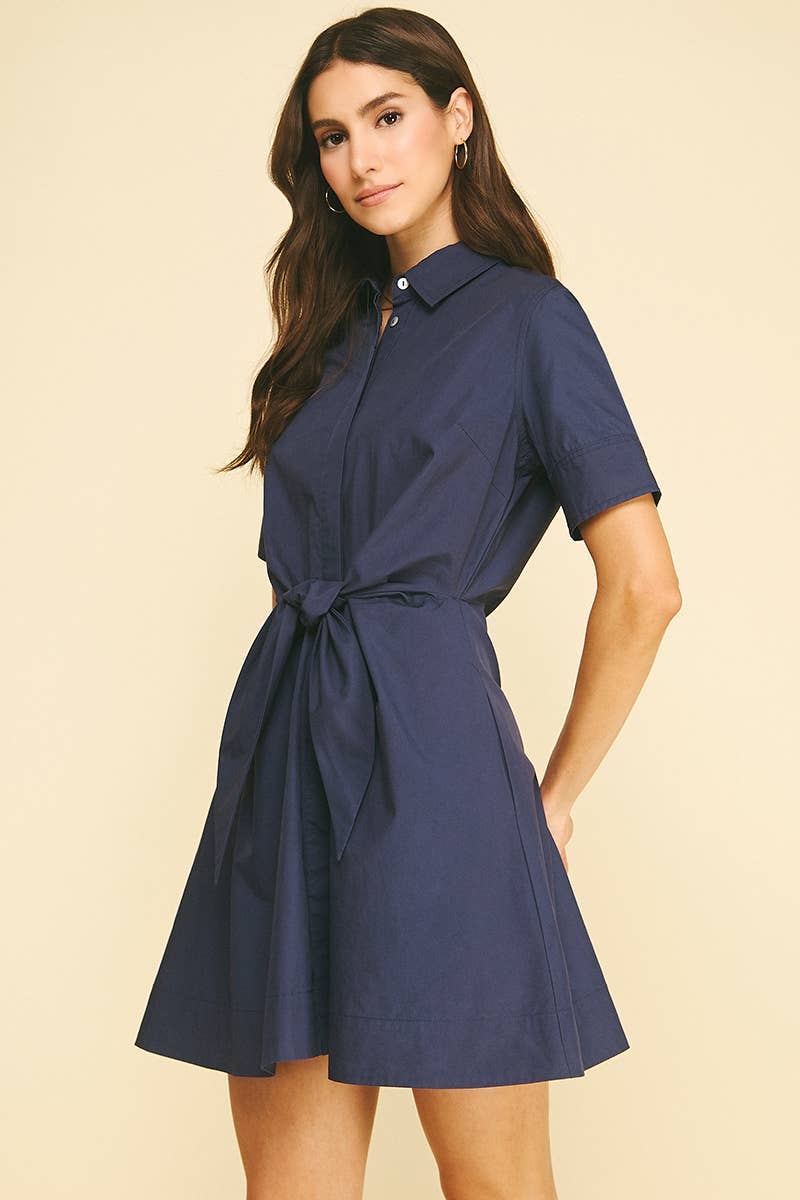Dress- Tie Button Down