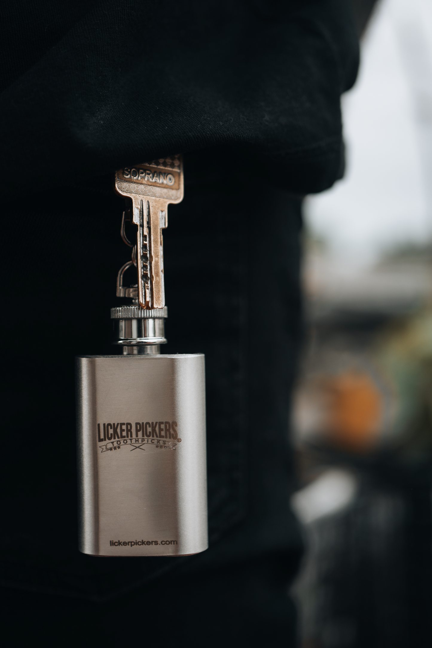 Flask Toothpick Holder