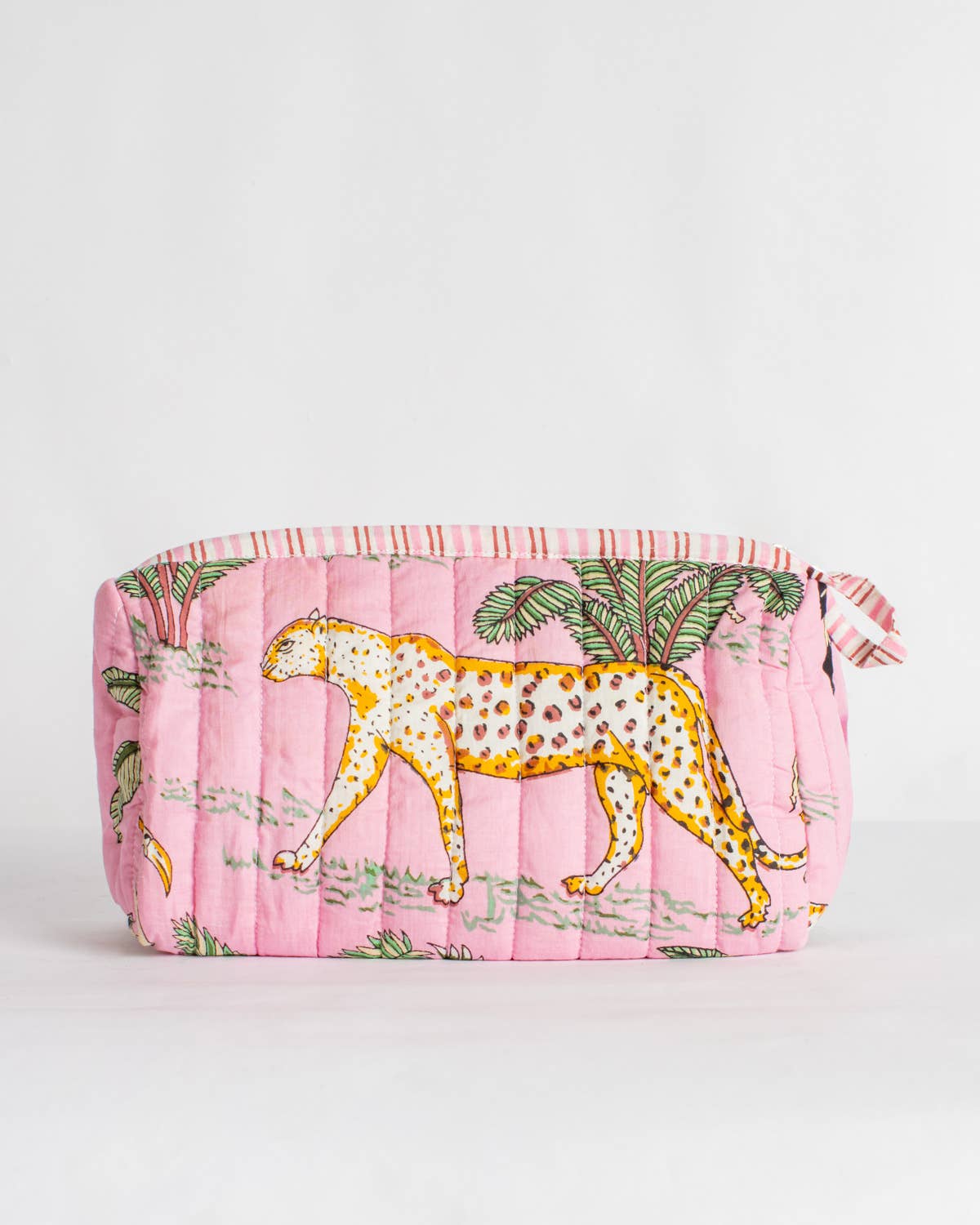 Liana Quilted Cosmetic   Pink/Multi   10x6x5