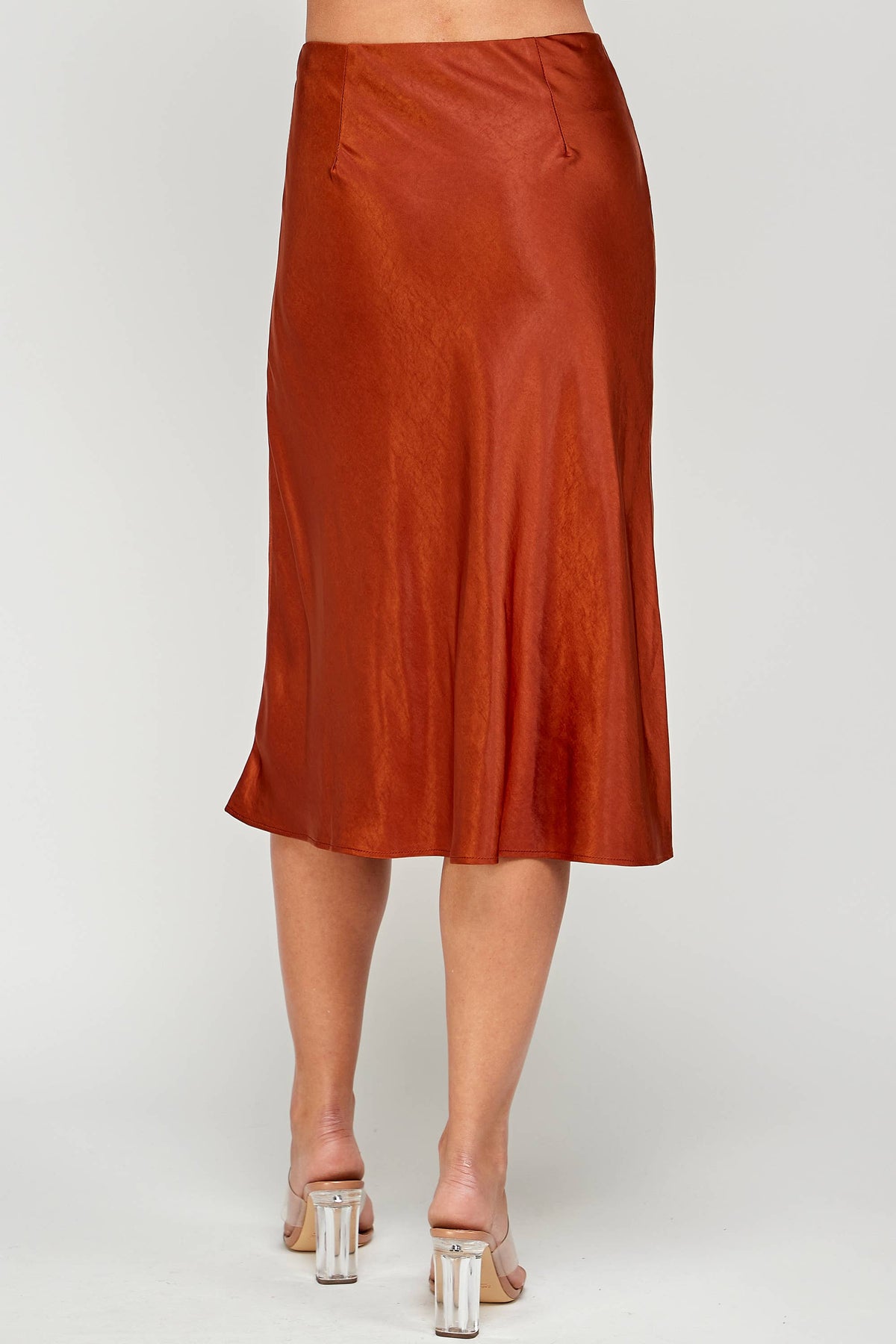 Skirt- Satin Copper
