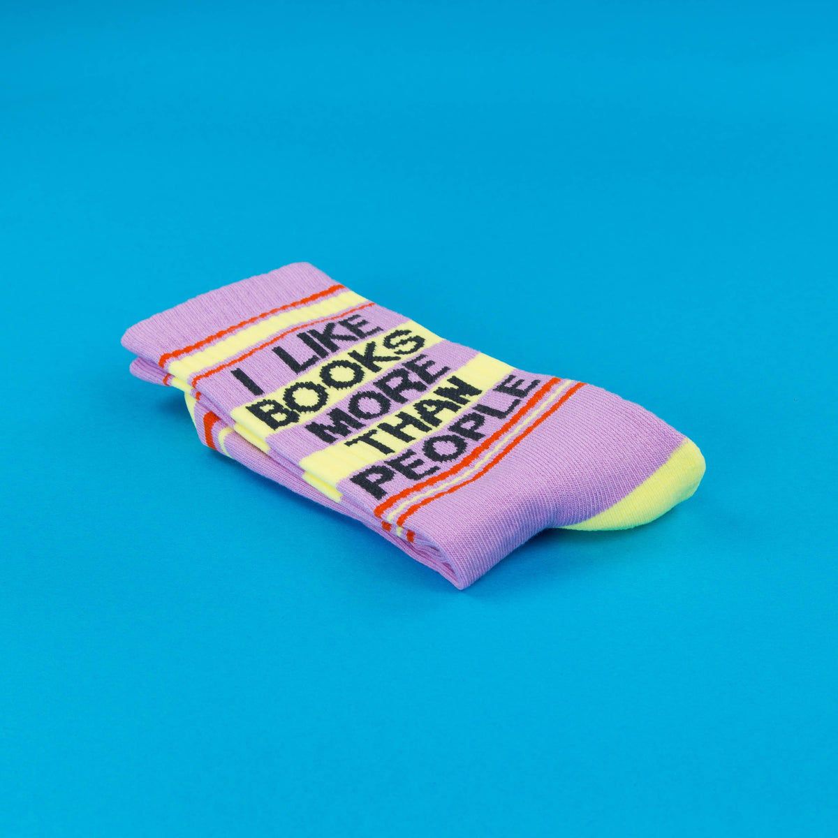Crew Socks - I Like Books More Than People
