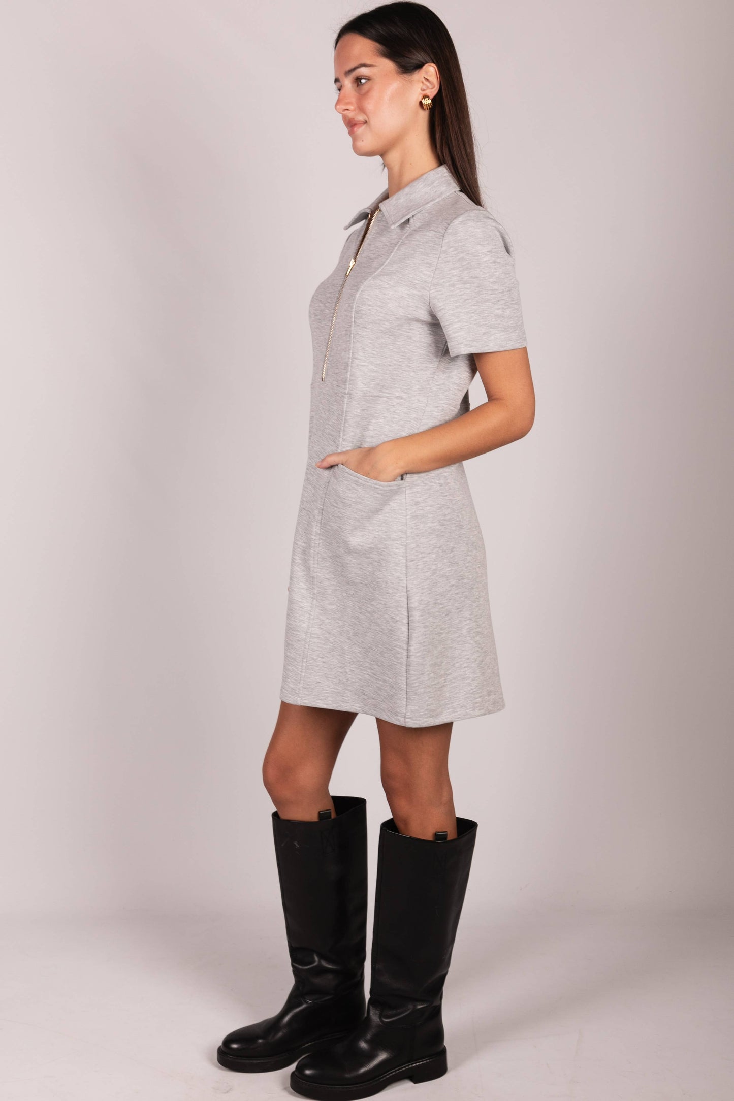 Dress -Butter Modal Quarter Zip