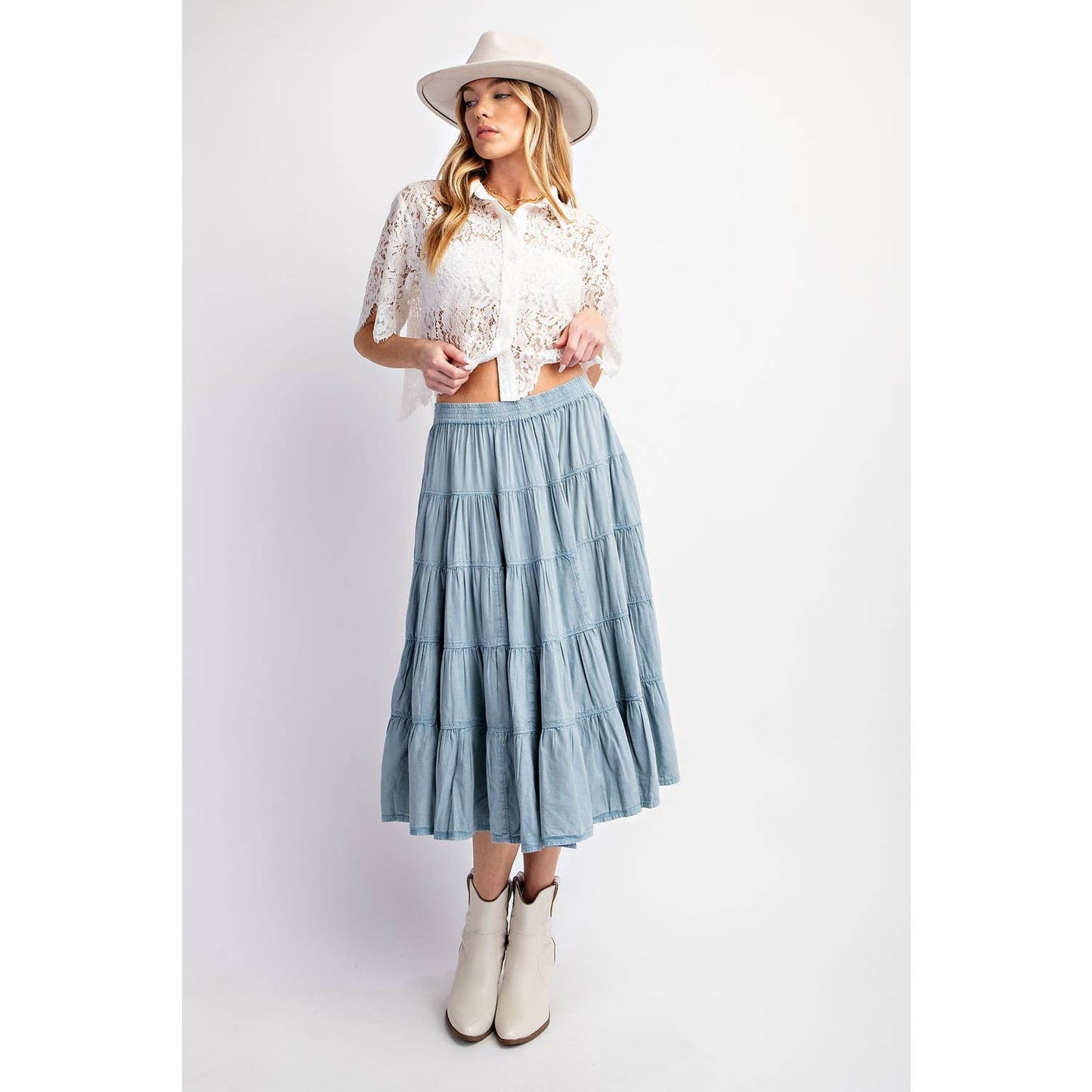 Skirt- Full Swing Denim