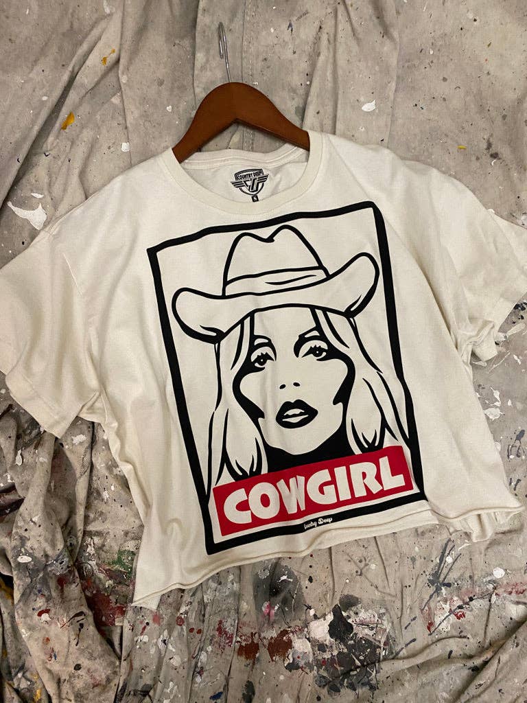 Cropped  T-shirt - Cowgirl 90's