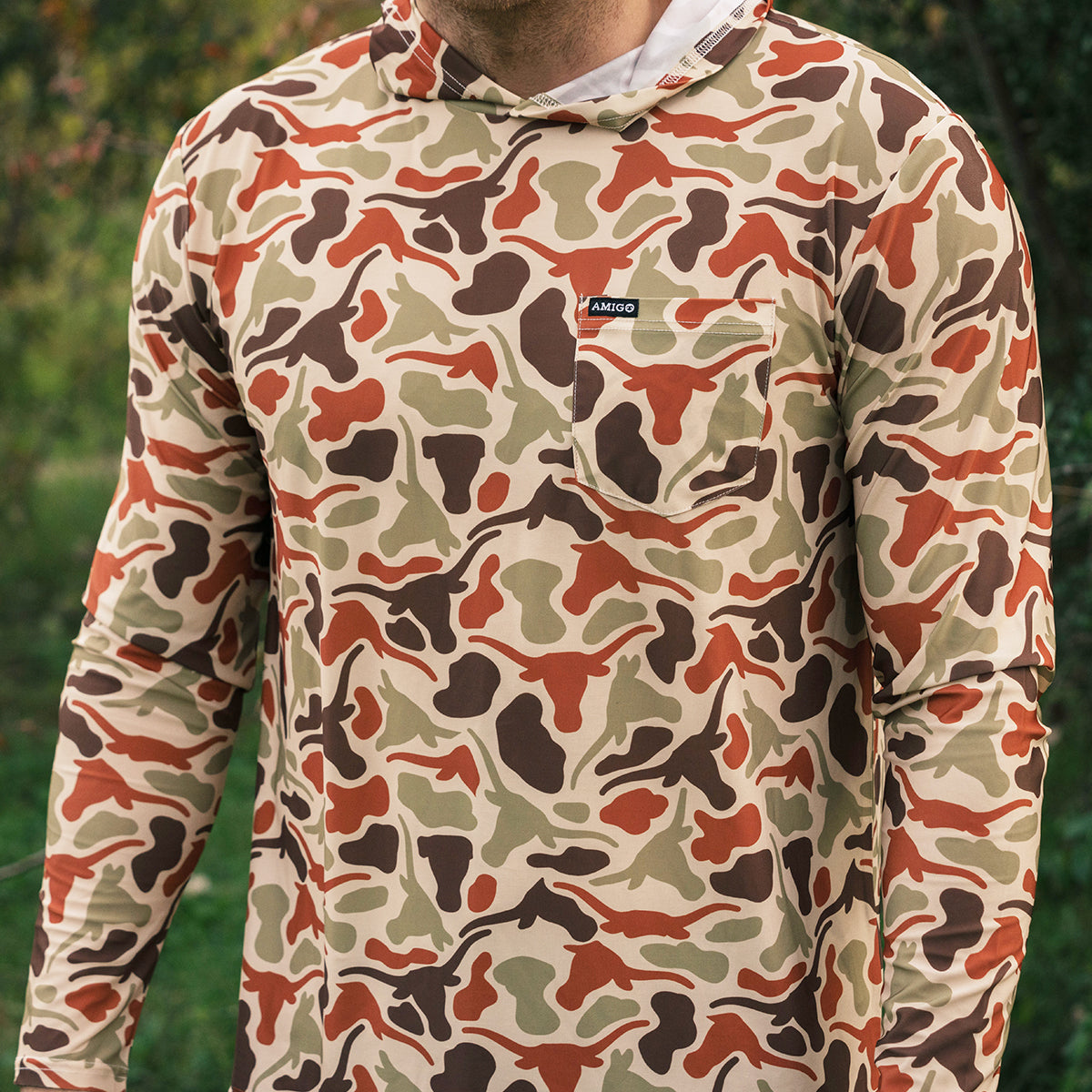 Hoodie - Longhorn Camo