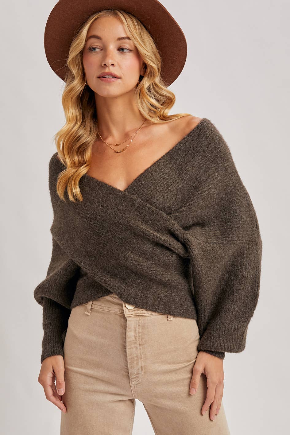 Sweater - Wrap Crossover
