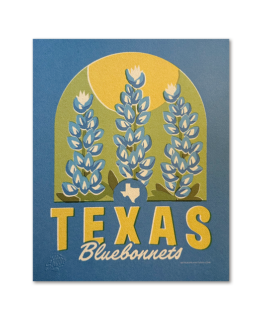 Texas Bluebonnets Print