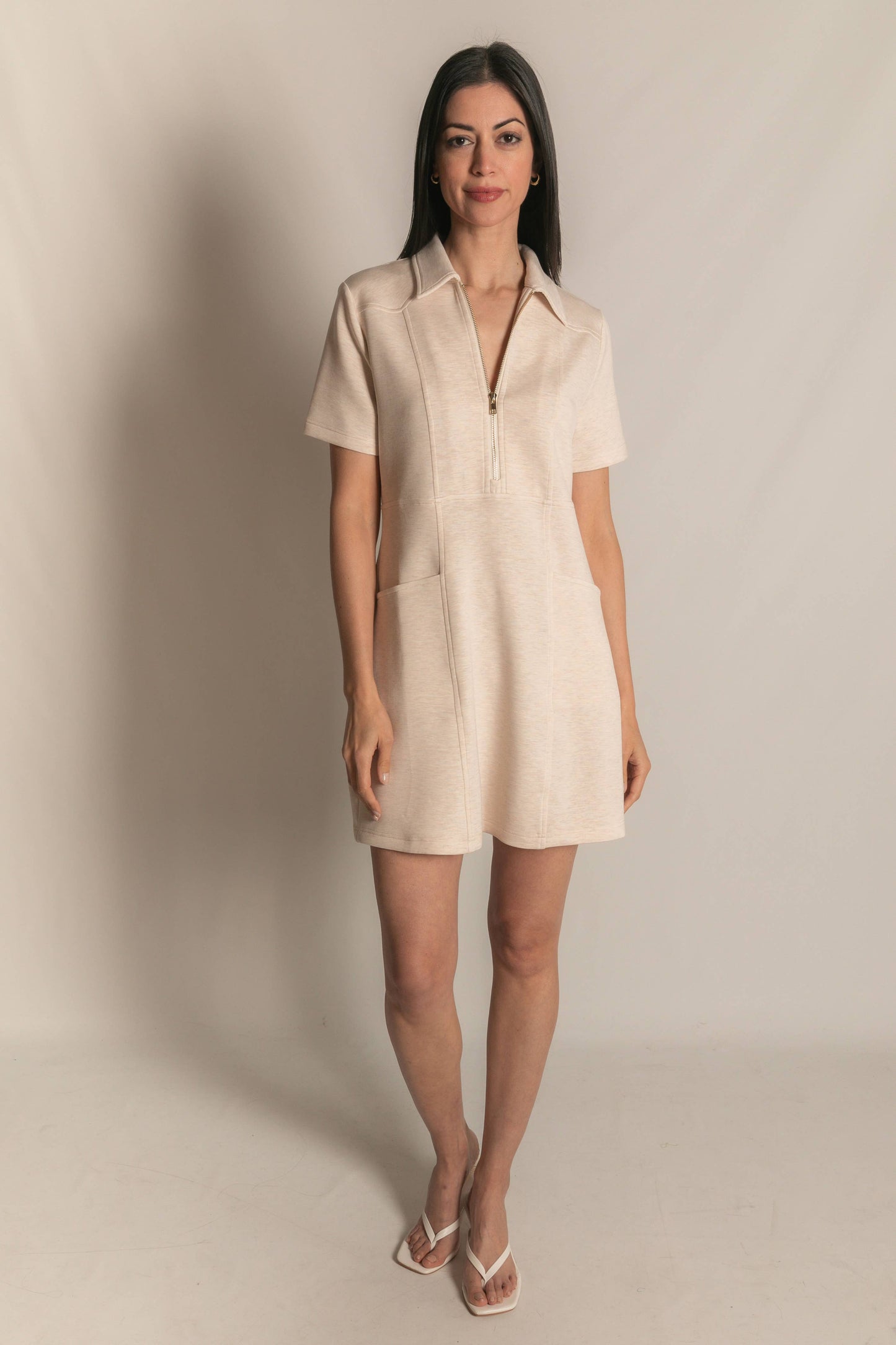 Dress -Butter Modal Quarter Zip