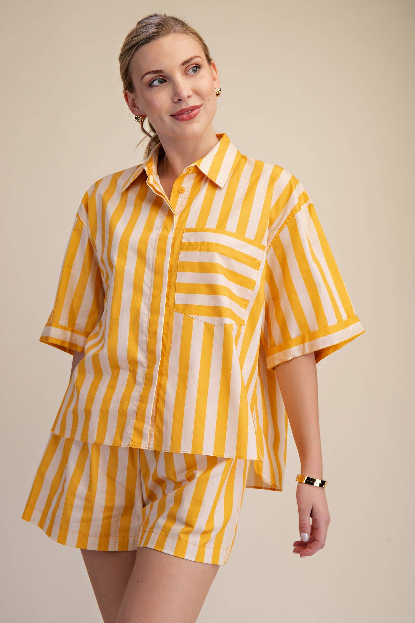 Shirt - Collar Neck Button Down