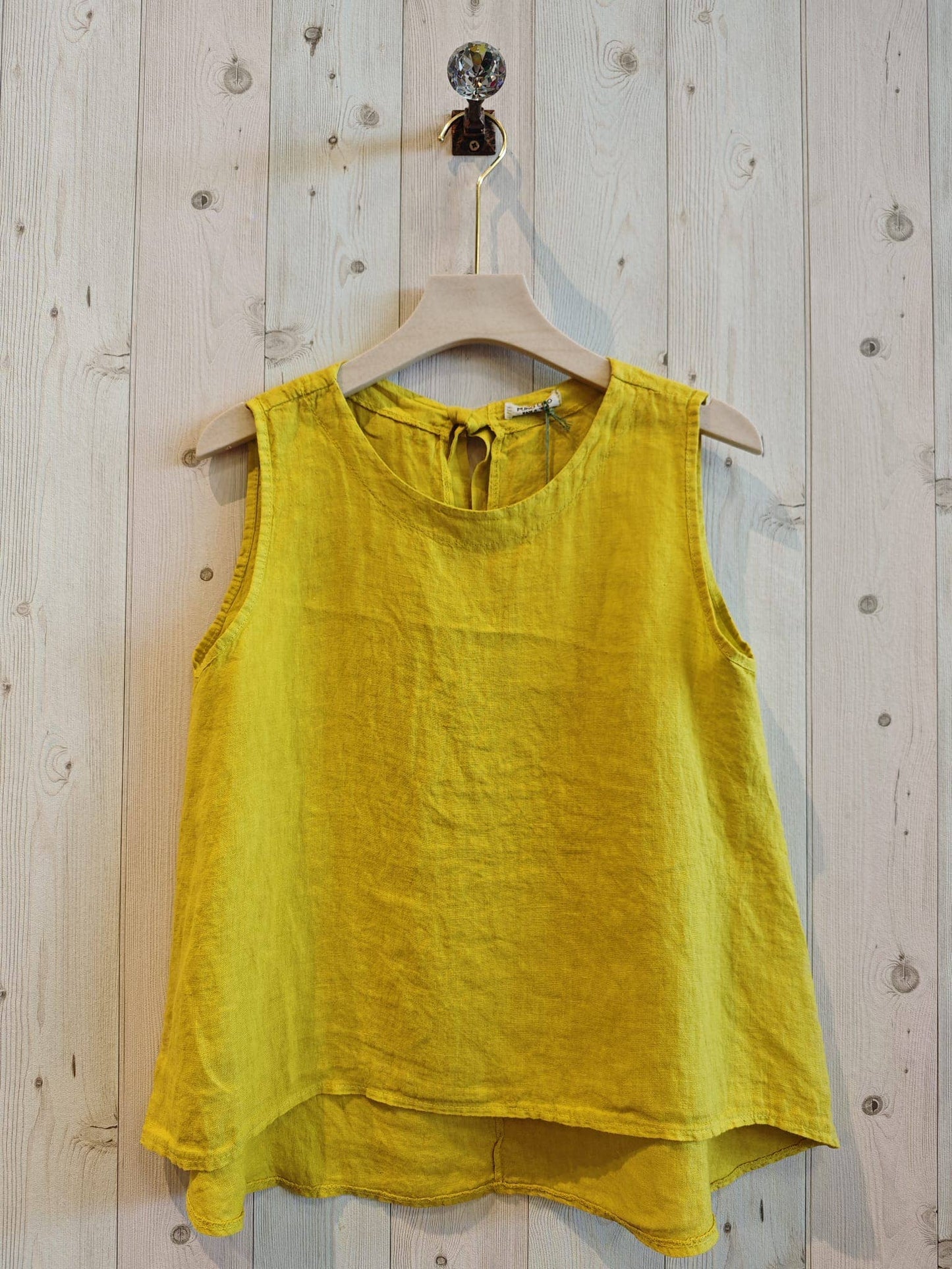 Tank - Linen Ribbon Sisa Sleeve