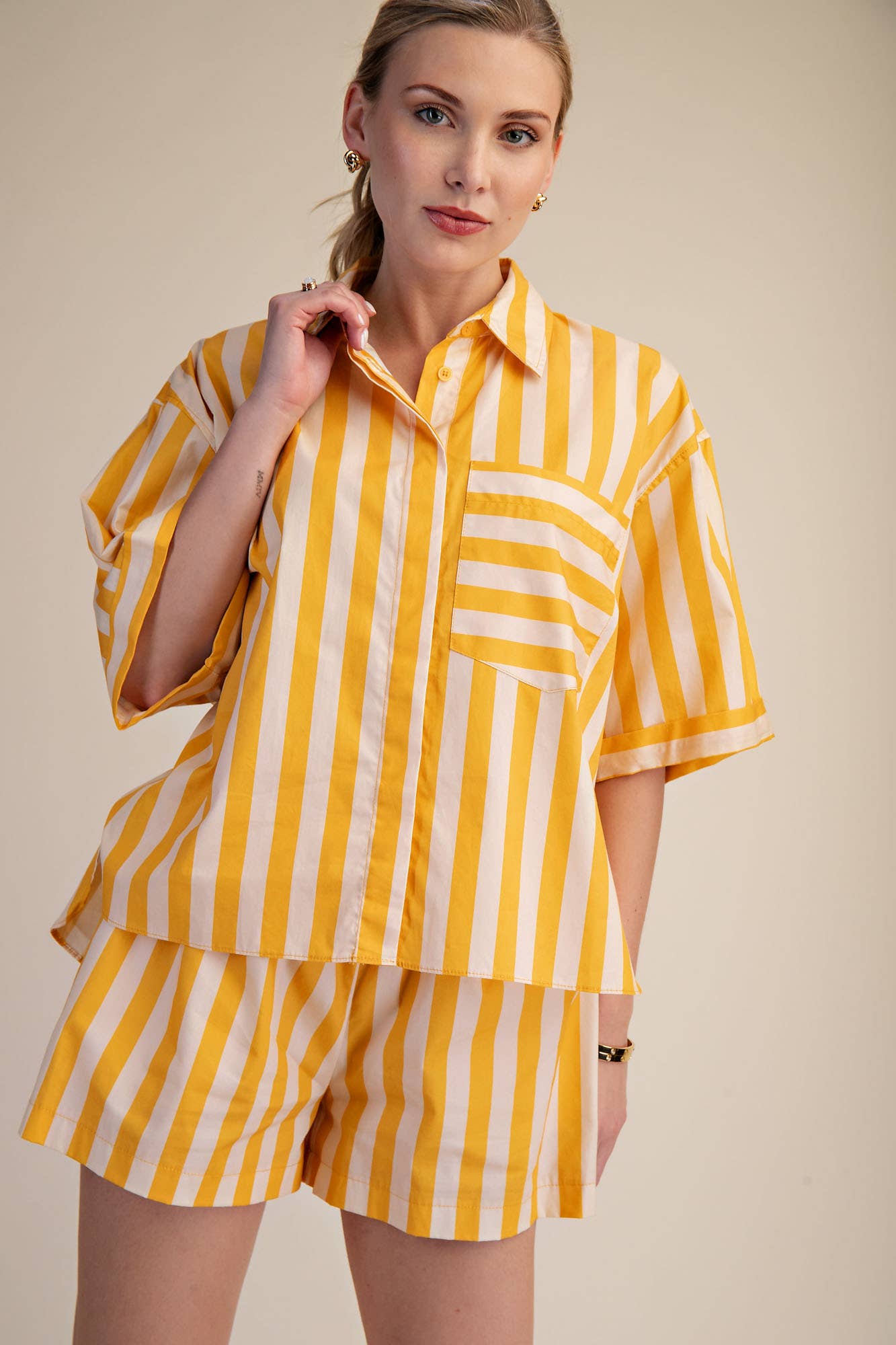 Shirt - Collar Neck Button Down