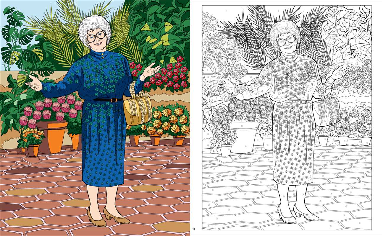 Book - Golden Girls Color-by-Number