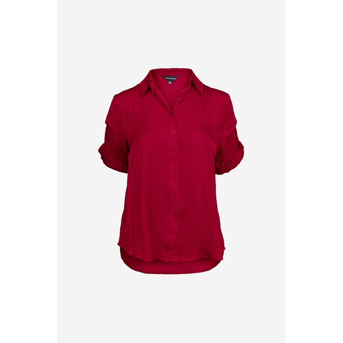 Blouse Pinned Short Sleeve