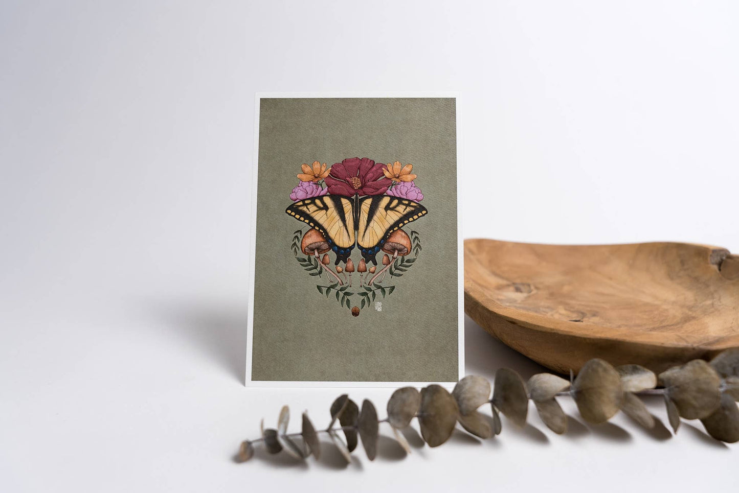 Yellow Butterfly Art Print