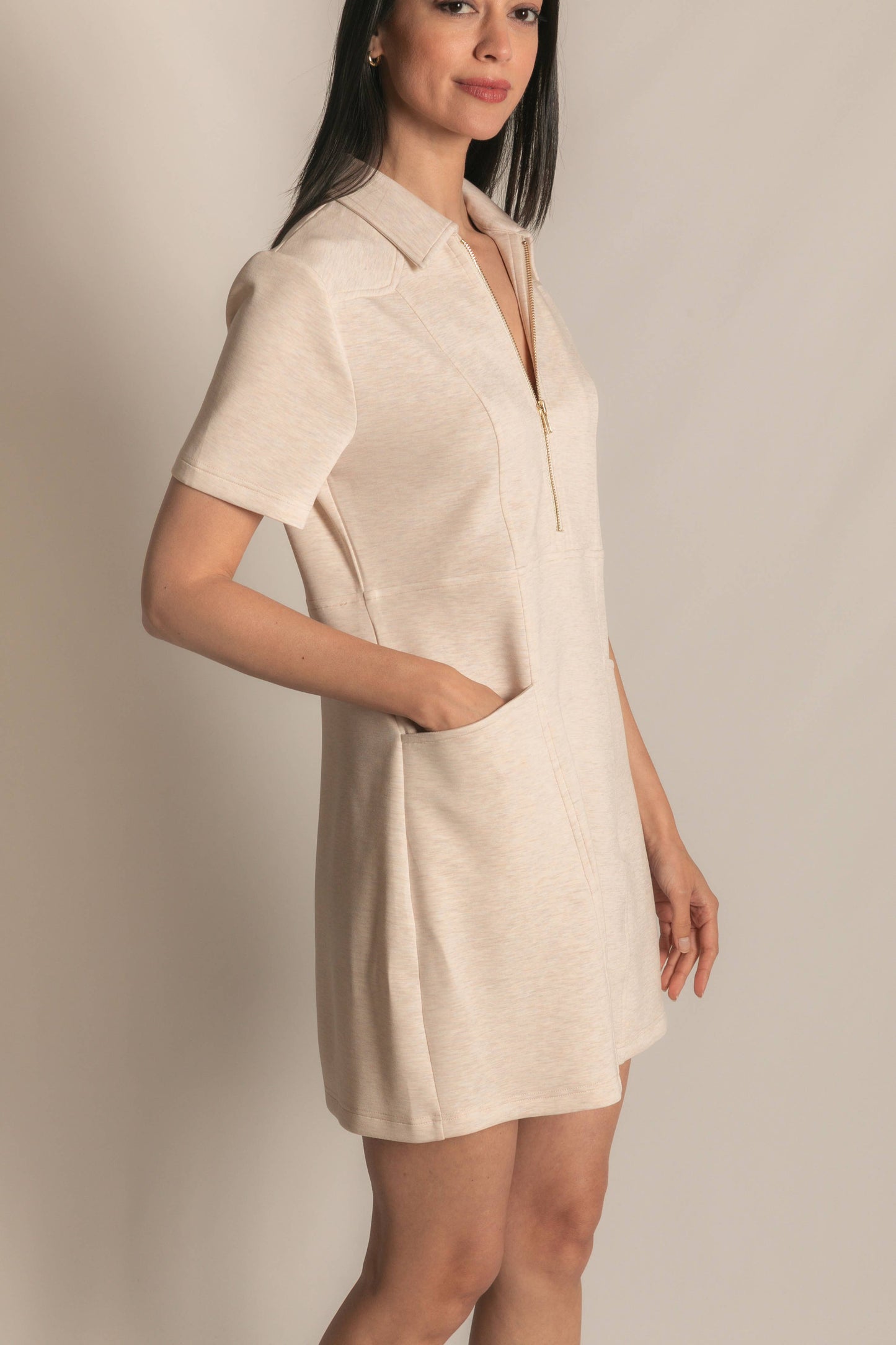 Dress -Butter Modal Quarter Zip