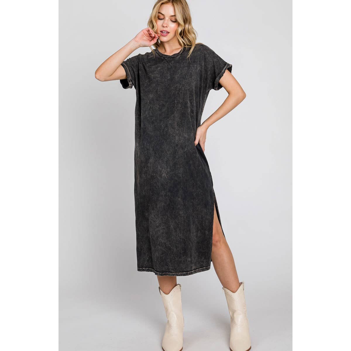 MINERAL WASH DRESS