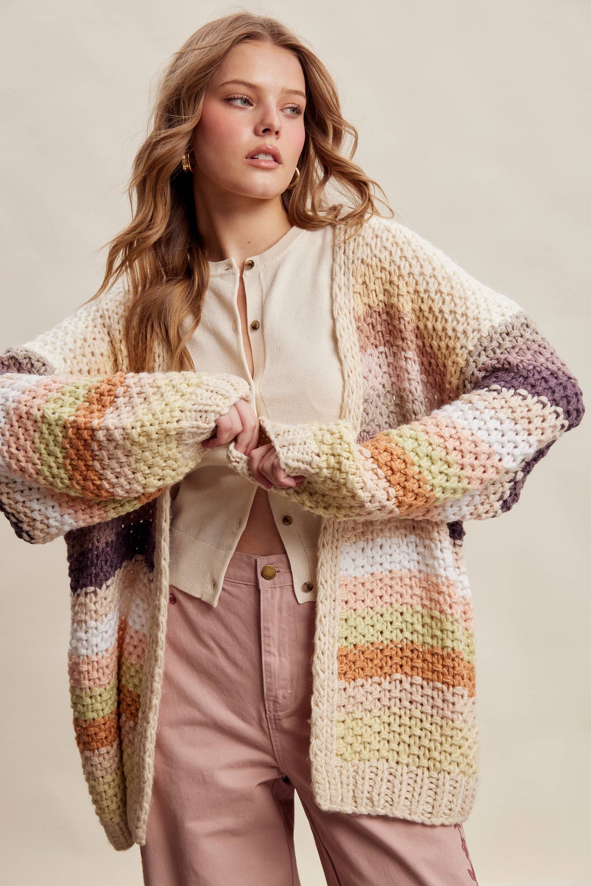 Sweater - Rainbow Hand-Crochet