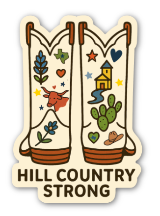 Sticker- Hill Country Strong