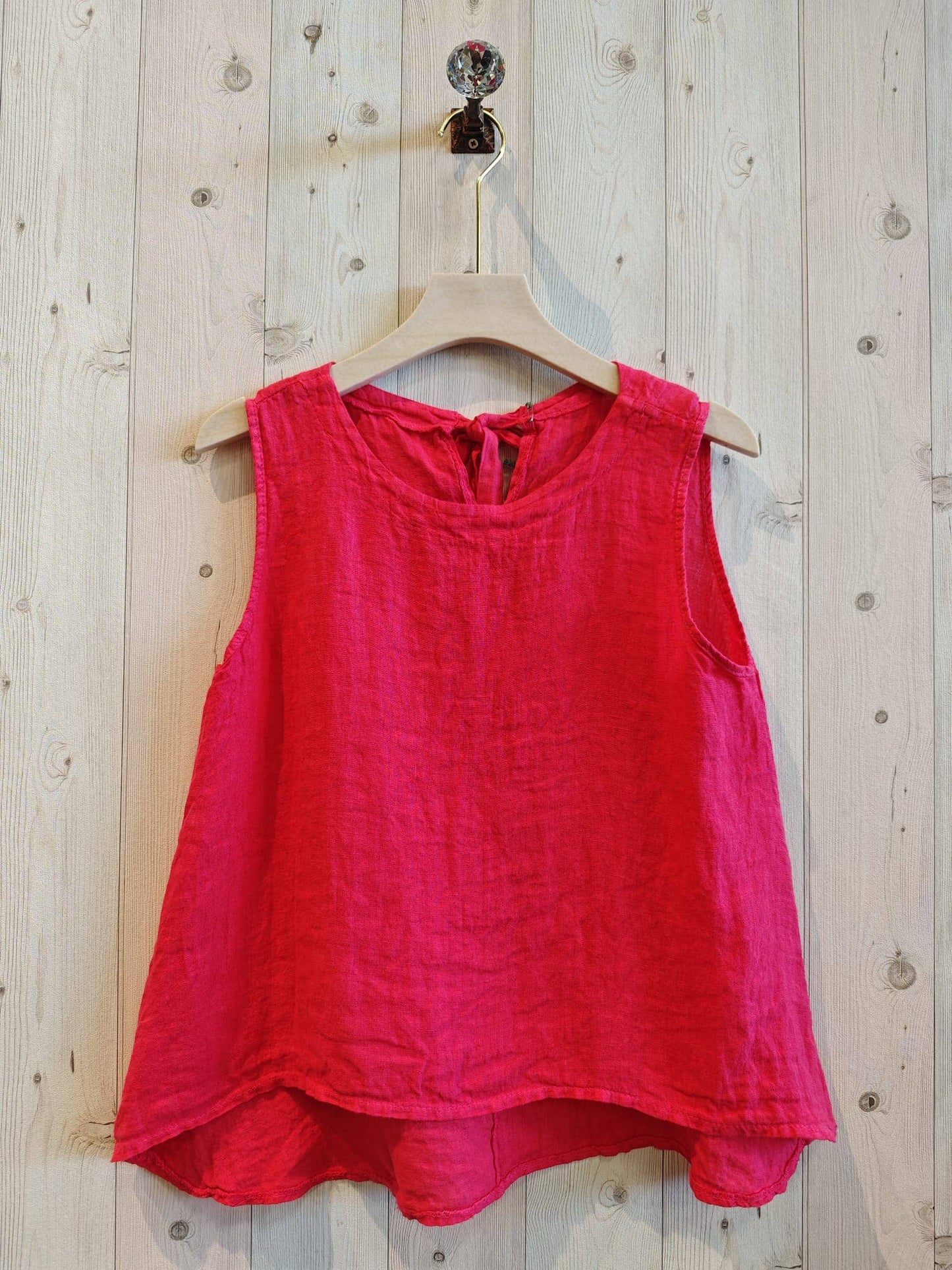 Tank - Linen Ribbon Sisa Sleeve