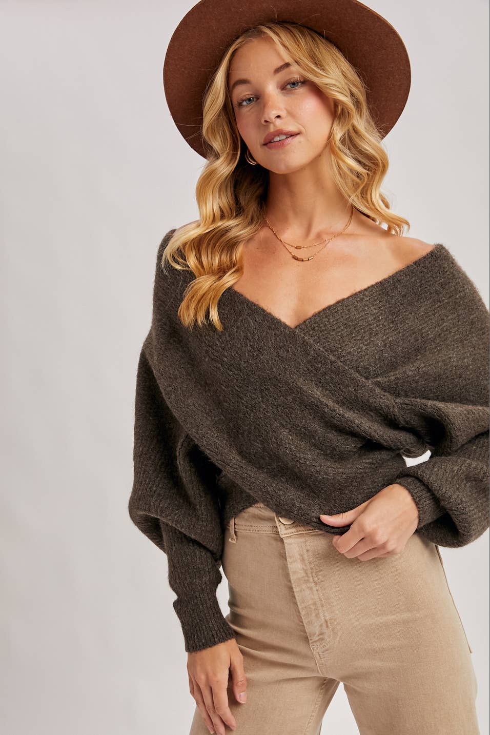 Sweater - Wrap Crossover