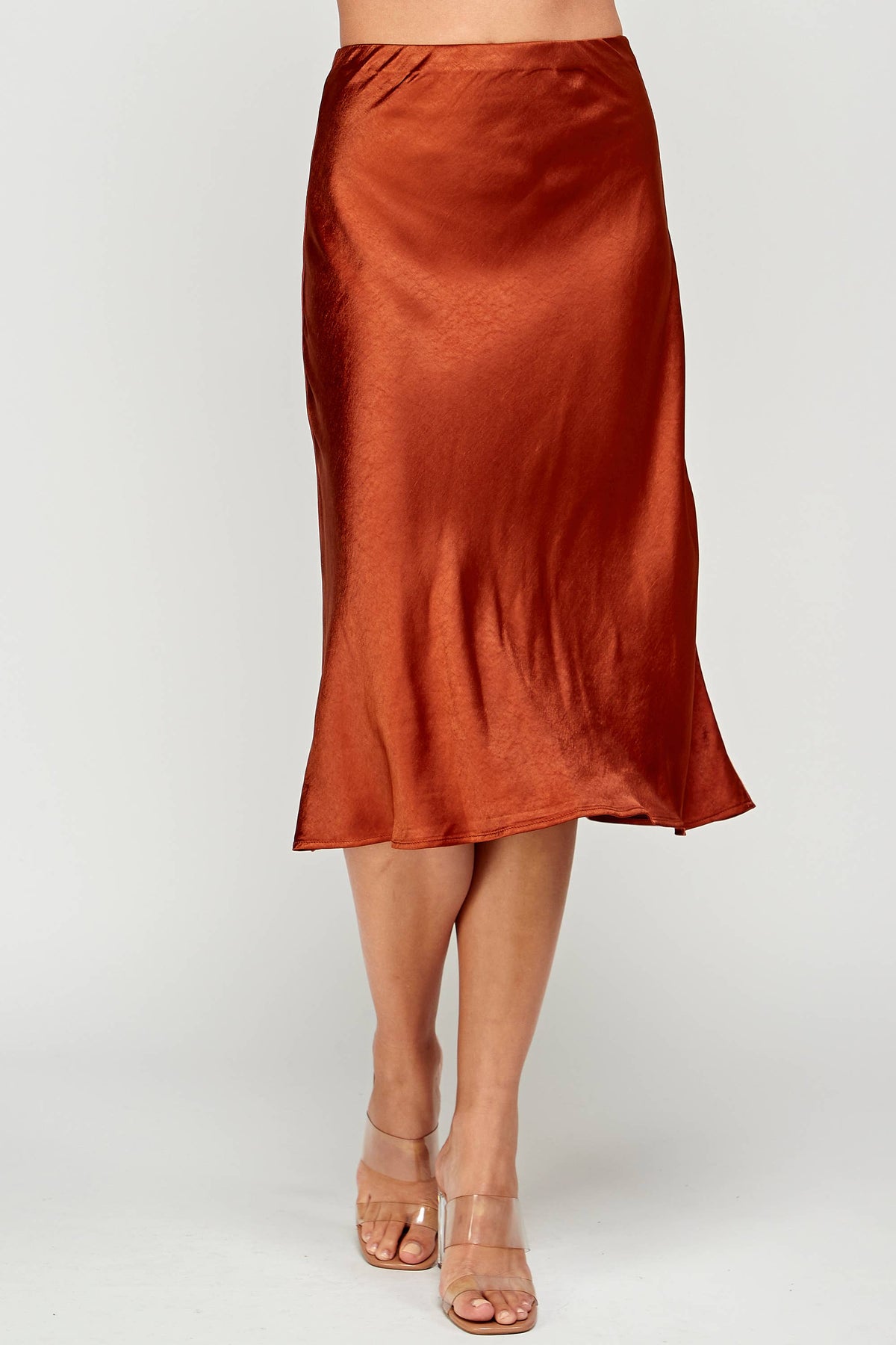 Skirt- Satin Copper
