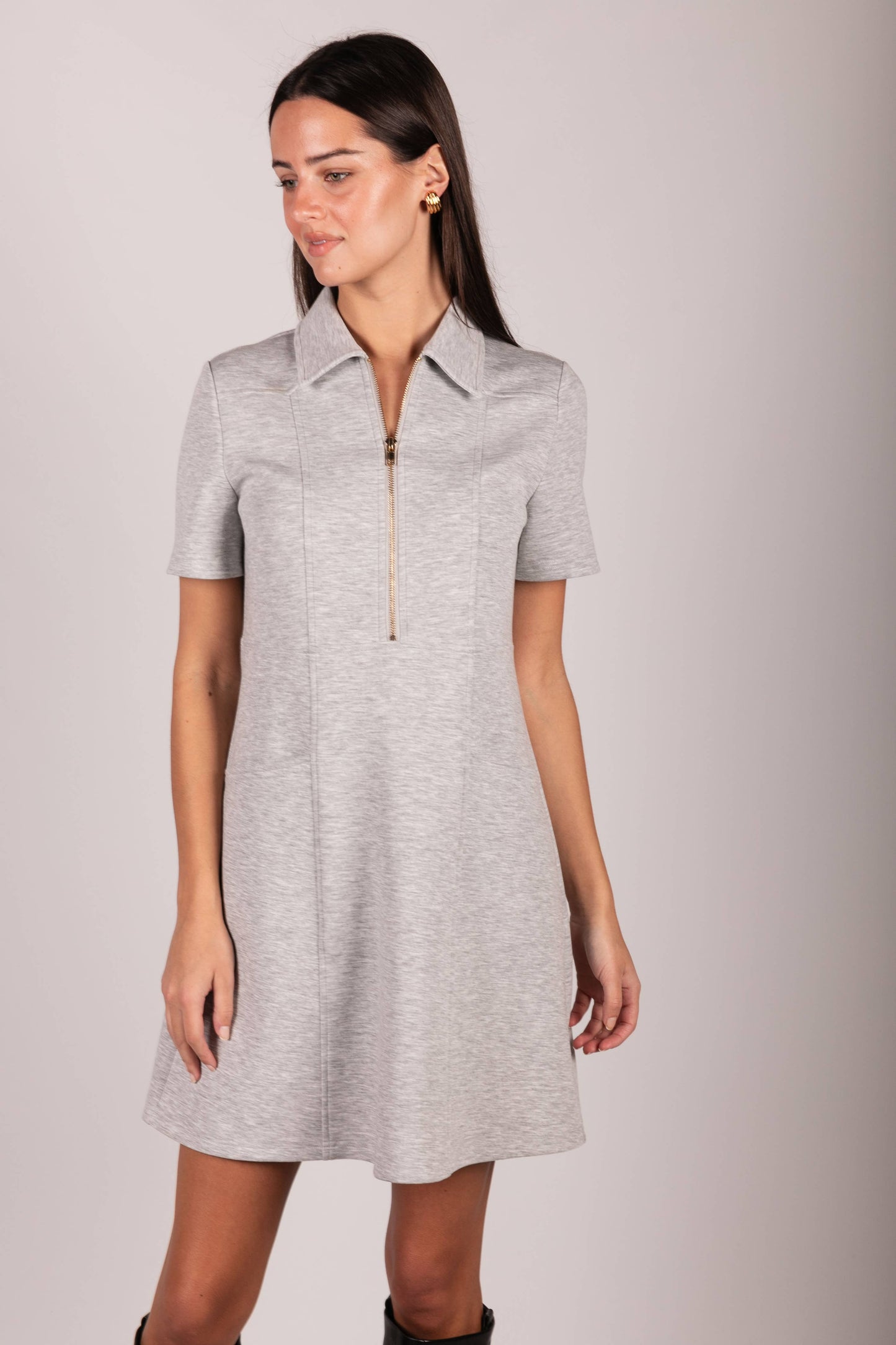 Dress -Butter Modal Quarter Zip