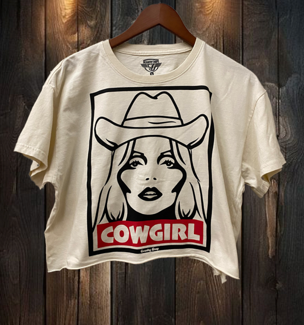 Cropped  T-shirt - Cowgirl 90's