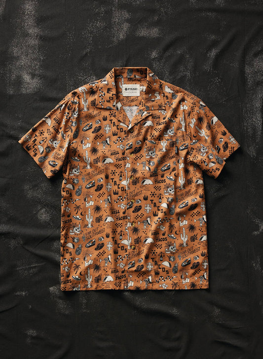 Raise Hell Eat Tacos Button Up Shirt