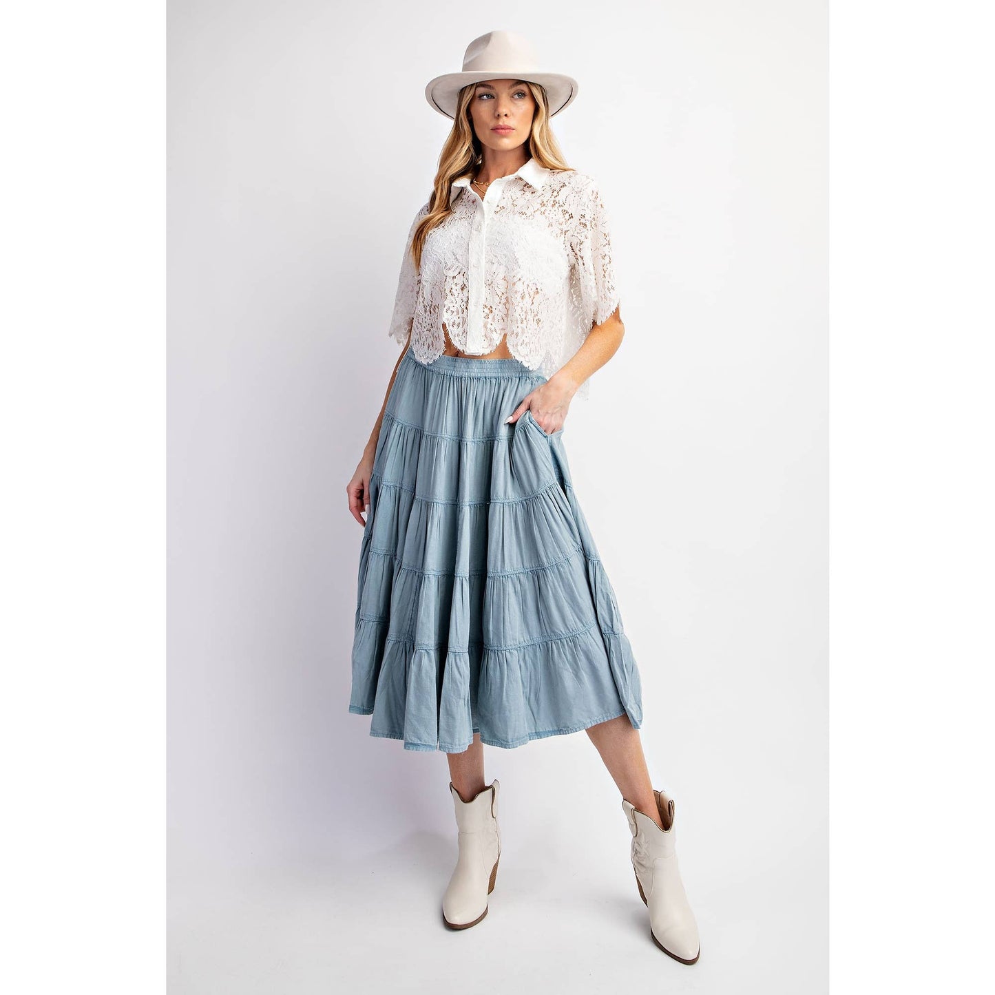 Skirt- Full Swing Denim