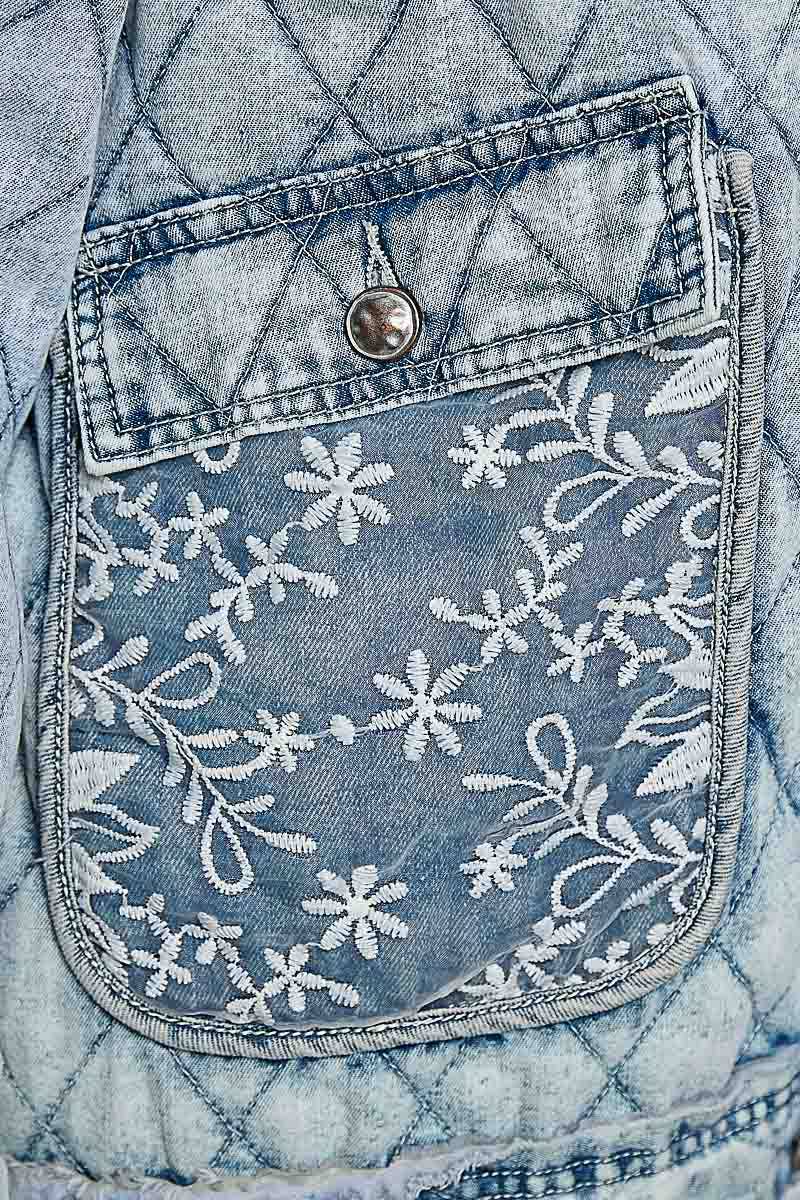 Jacket - Lace Binding Quilted Woven