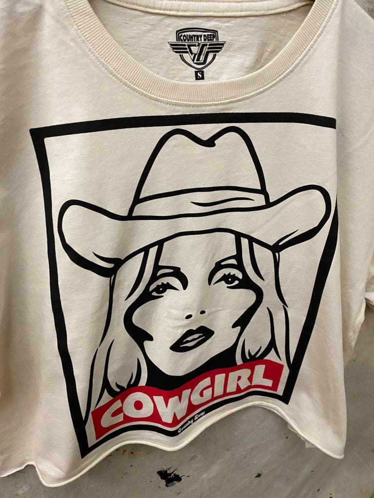 Cropped  T-shirt - Cowgirl 90's