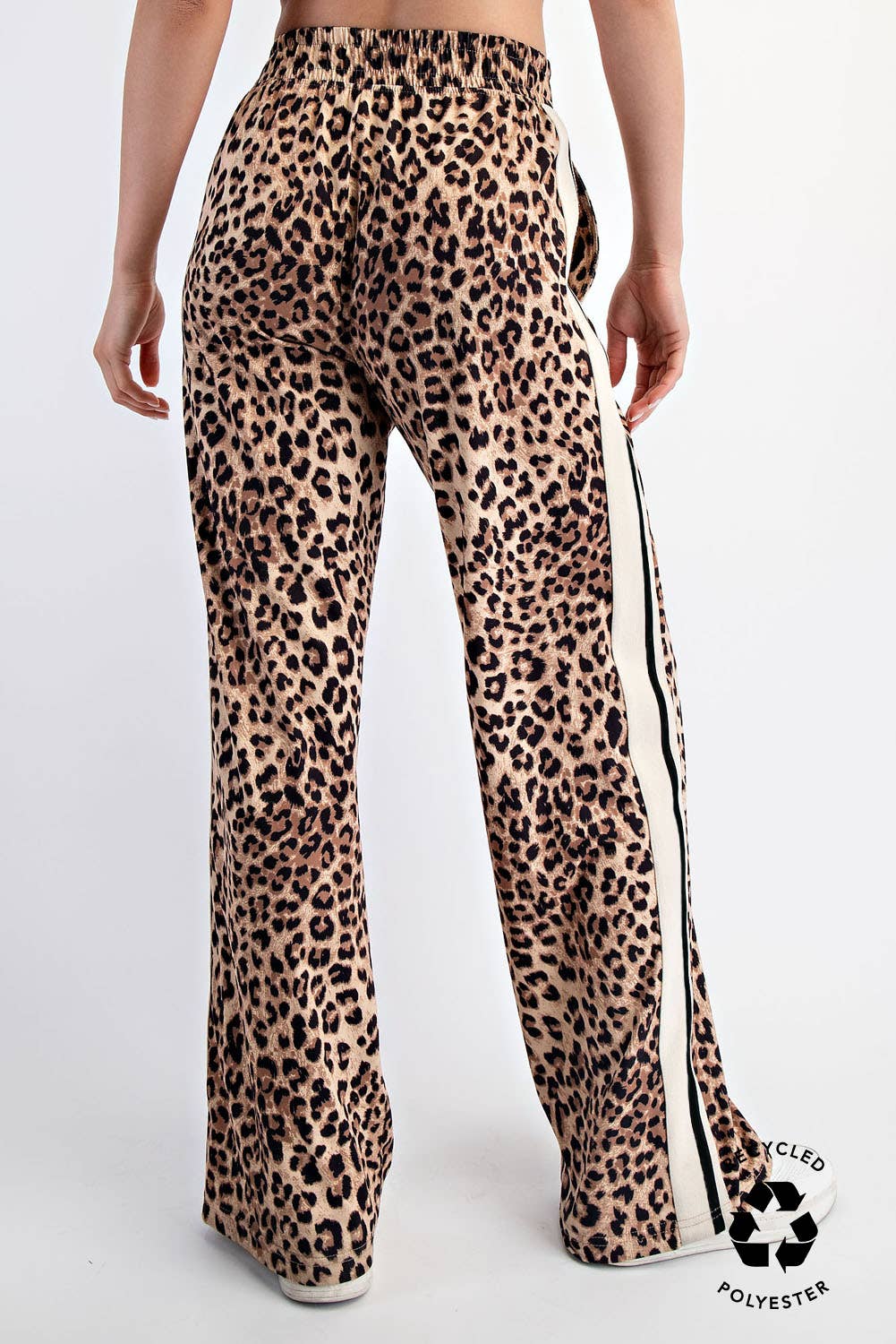 Pant - Animal Print with White Stripe
