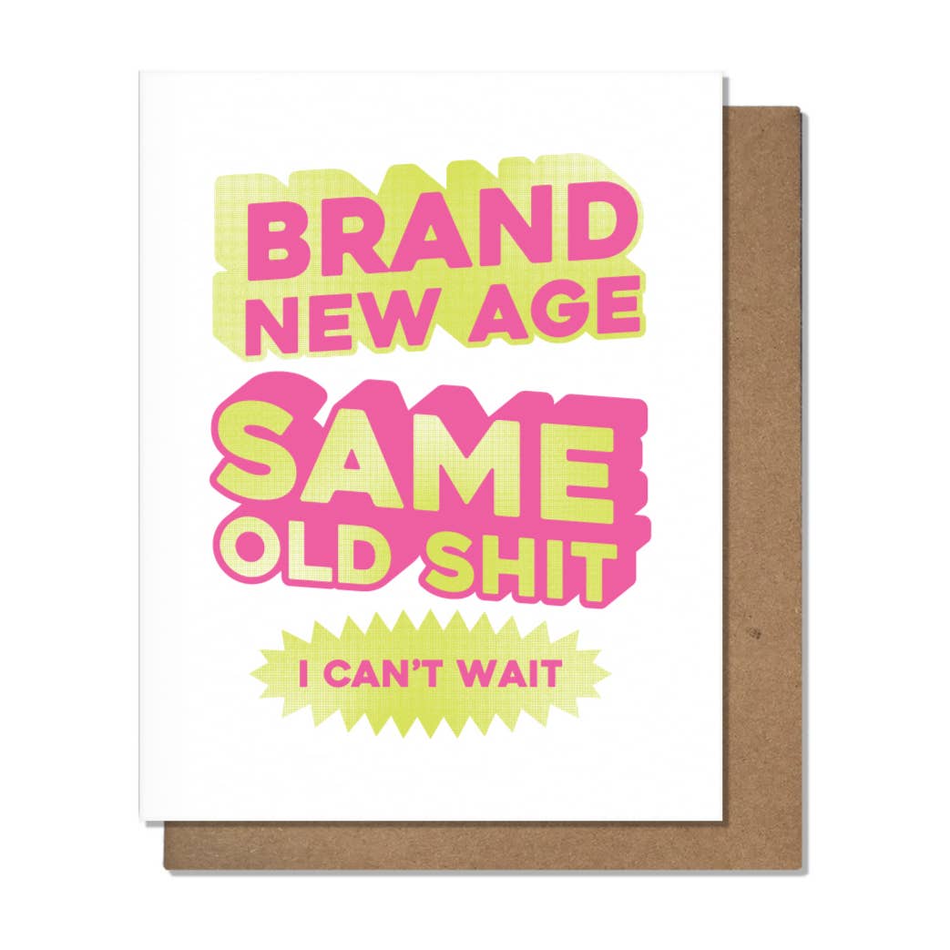 Greeting Card - Birthday - Brand New Age