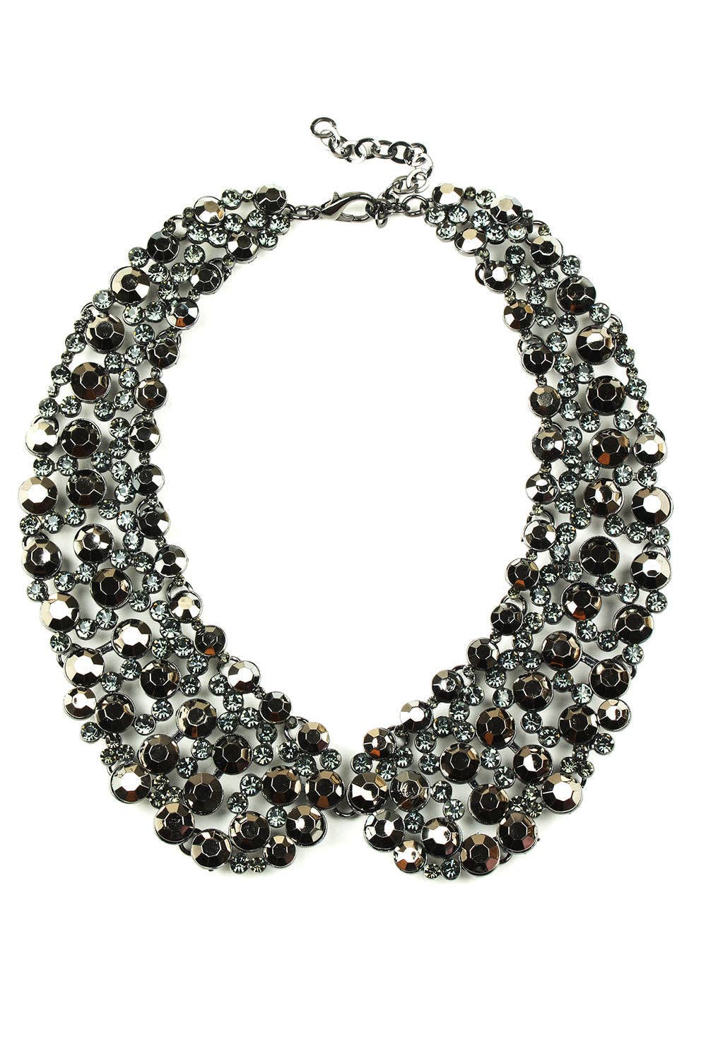 Necklace - Statement, Diana Collar, Black