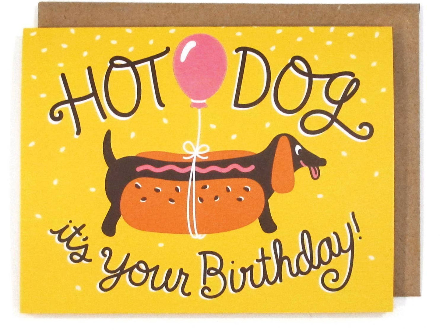 Greeting Card - Hot Dog Birthday