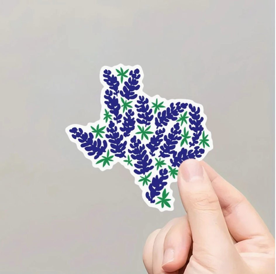 Sticker- Texas State Bluebonnet