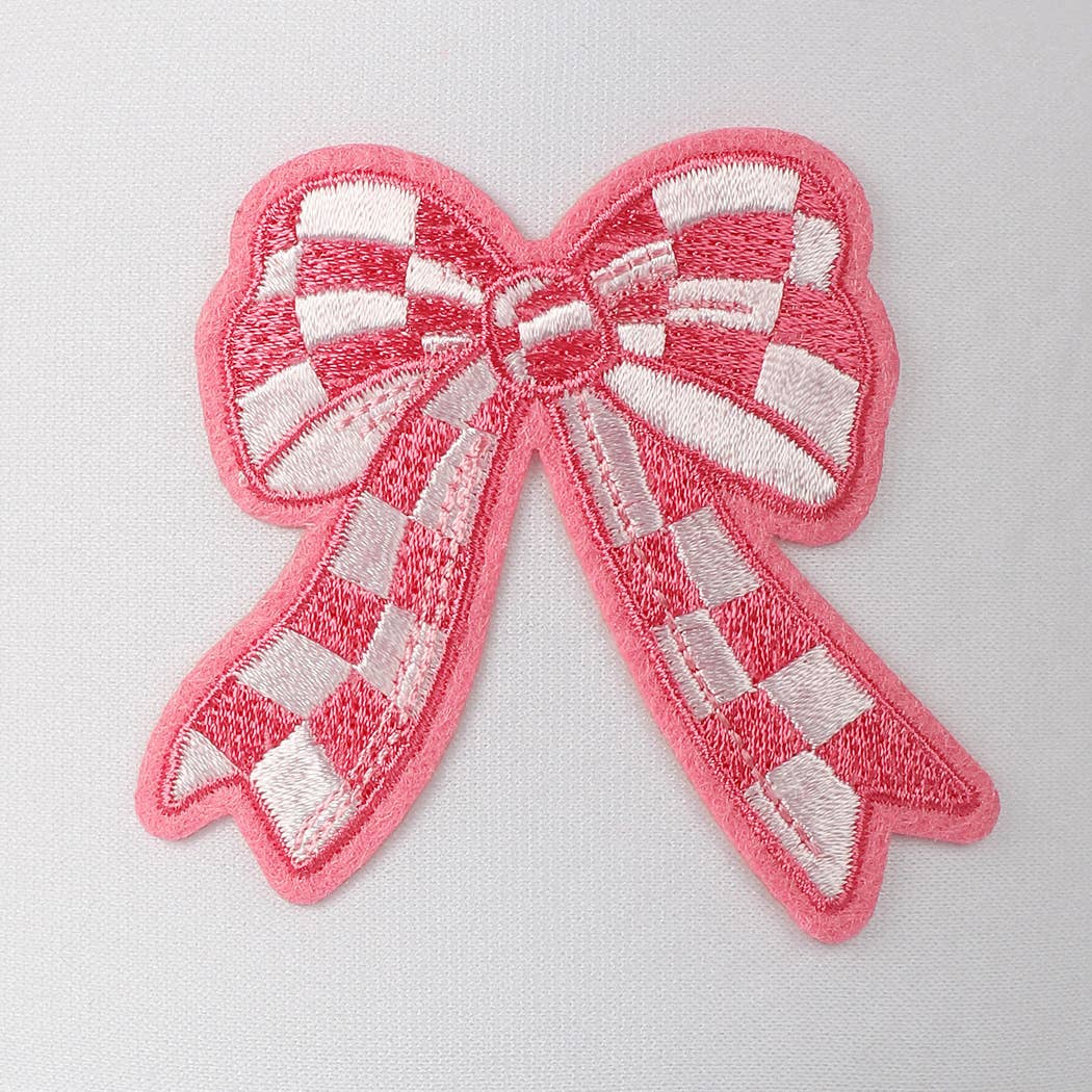 Cap - Checkered Ribbon Embroidery Patch