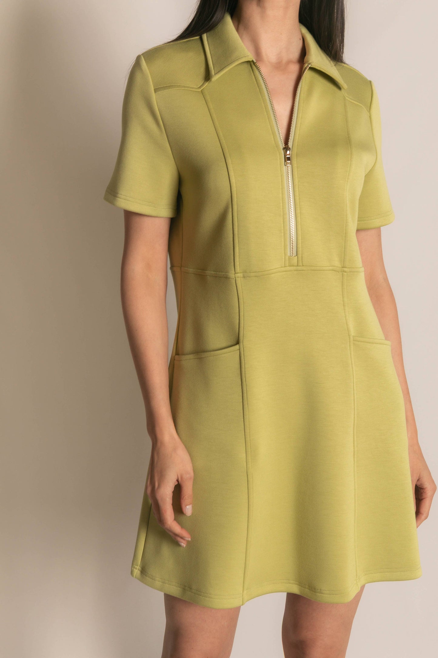 Dress -Butter Modal Quarter Zip