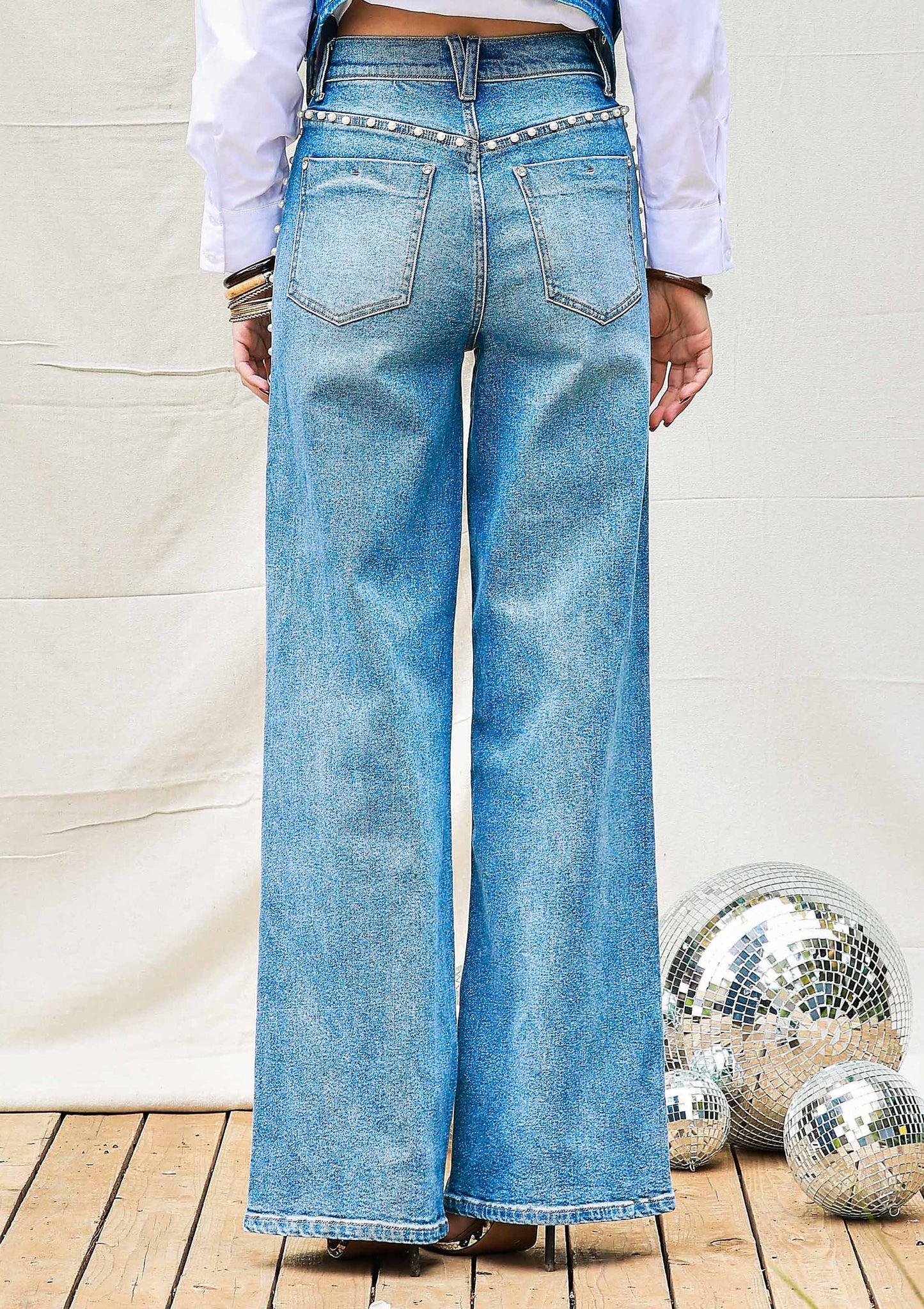 Jeans - Pearl High-Rise Wide Leg