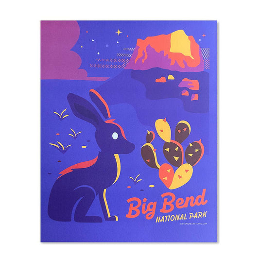Print - Big Bend Jackrabbit
