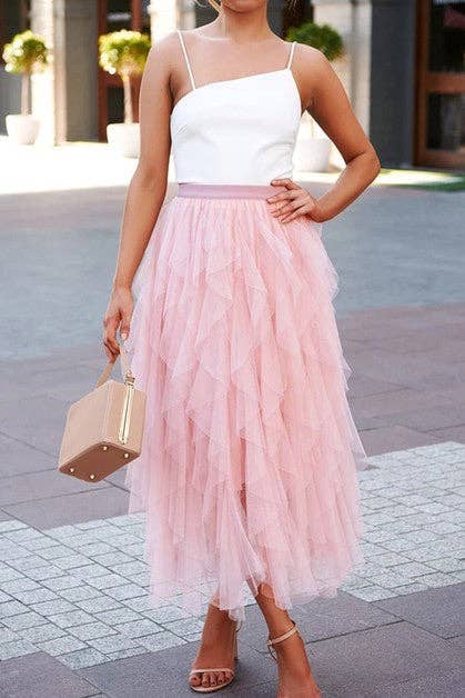 Skirt- A-Line Long Tulle