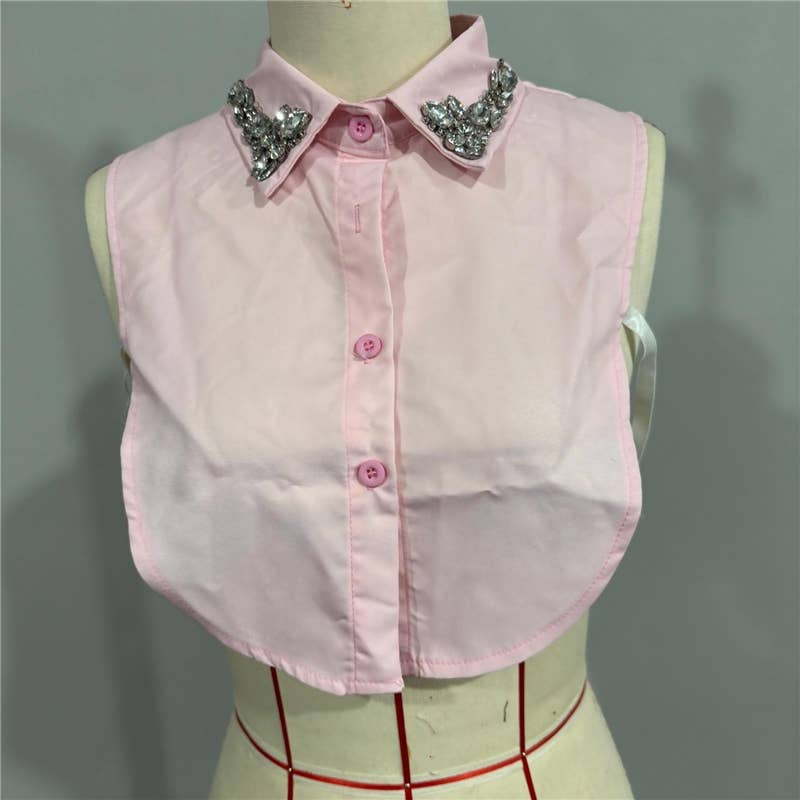 Collar - Diamond Studded Detachable Shirt
