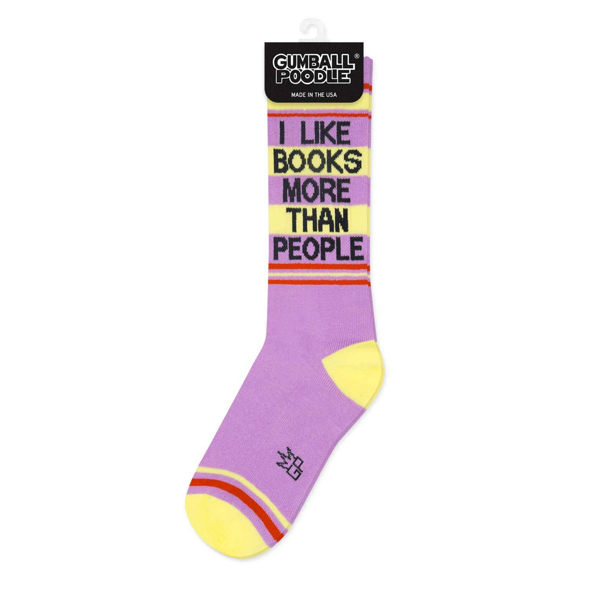 Crew Socks - I Like Books More Than People